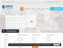 Tablet Screenshot of estata.pl