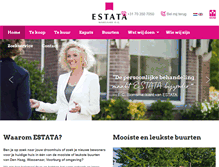 Tablet Screenshot of estata.nl